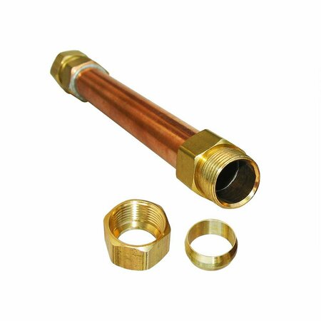 THRIFCO PLUMBING 1/2 Inch X 6 Inch Copper Compression Repair Coupling 5436085